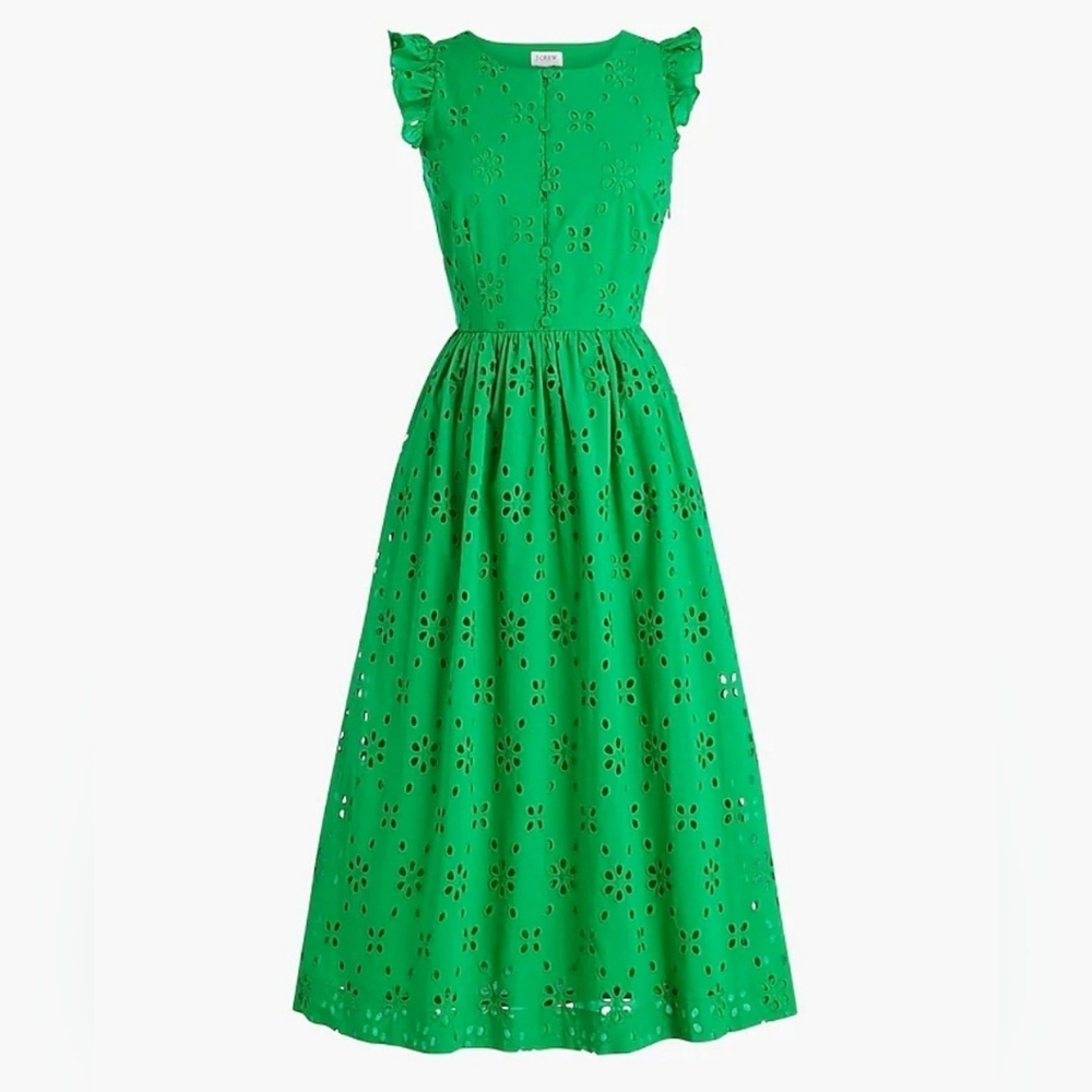 Brand NEW with TAGS JCREW all over eyelet cotton dress